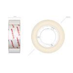 Клейкая лента ErichKrause Handy tearable, повышенной прозрачности, легко оторвать руками, 18ммх33м (в коробке по 1 шт.)