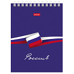 БЛОКНОТ 60 Л, А6, КЛ, РОССИЯ, МЕЛ. ОБЛ. УФ-ЛАК, НА ГРЕБНЕ /6/72/ РФ