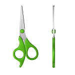 ножницы 15,5 см. erichkrause control junior, доп. упор на ручках, ассорти, к/у, е/п /12/240/