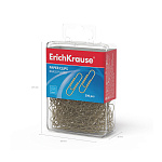 Скрепки металлические омедненные ErichKrause 28мм (в пластиковой коробке по 200 шт.)