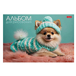 АЛЬБОМ Д/РИС. 20 Л. А4, ХАТБЕР. АССОРТИ. ВЫПУСК №4, НА СКОБЕ /5/60/