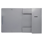 ПАПКА НА РЕЗИНКАХ ПЛАСТ, А4, SILWERHOF, 15 ММ, 0.5 ММ, СЕРЫЙ /80/2062992