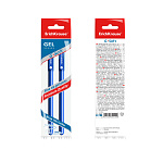 РУЧКА ГЕЛ. ERICHKRAUSE G-SOFT, НАБОР 02 ШТ, СИНИЙ, ПАКЕТ /24/288/576/