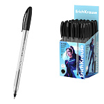 РУЧКА ШАР. ERICHKRAUSE® U-108 CLASSIC STICK 1.0 ULTRA GLIDE TECHNOLOGY, ЧЕРНЫЙ /50/200/2400/