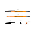 РУЧКА ШАР. ERICHKRAUSE R-301 ORANGE 0,7 STICK, ЧЕРНЫЙ /50/400/3200/