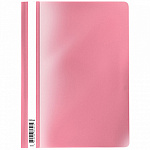 СКОРОСШИВАТЕЛЬ ПЛАСТ, А4, ERICHKRAUSE DIAGONAL PASTEL, 0.18 ММ, РОЗОВЫЙ /20/240/ РФ