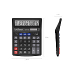 КАЛЬКУЛЯТОР 12 РАЗР. ERICHKRAUSE DC-777-12N, НАСТОЛЬНЫЙ, ЧЕРНЫЙ, Е/П /10/40/