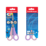 НОЖНИЦЫ 13,5 СМ. ERICHKRAUSE JOY® PASTEL, ДЛЯ ЛЕВШЕЙ, АССОРТИ, БЛИСТЕР /12/240/