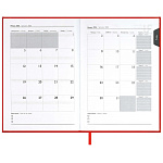 ЕЖЕДНЕВНИК 2026 ГОД, А5, 176 Л, ESCALADA. НАППА КРАСНЫЙ, К/З, ТВ. ПЕРЕП. ПОРОЛОН /15/30/