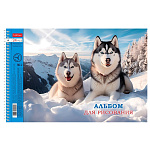 АЛЬБОМ Д/РИС. 24 Л. А4, ХАТБЕР. АССОРТИ. ВЫПУСК №3, ПЕРФ. НА СПИРАЛИ /5/50/