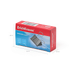 ЗАЖИМ Д/БУМАГ 19 ММ/12 ШТ ERICHKRAUSE, ЧЕРНЫЙ /12/300/