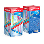 РУЧКА ШАР. АВТ. ERICHKRAUSE R-301 SPRING MATIC&GRIP 0,7, СИНИЙ /50/400/3200/