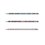 КАРАНДАШ Ч/Г ERICHKRAUSE TARTAN, HB, ТРЕХГРАН. С ЛАСТИКОМ, ЗАТОЧЕН. АССОРТИ, ТУБУС /42/252/2016/