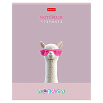 ТЕТРАДЬ 48 Л, А5, КЛ, ХАТБЕР. ALPACA, ЛАМ. SOFT-TOUCH, НА СКОБЕ /5/60/ РФ