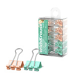 ЗАЖИМ Д/БУМАГ 19 ММ/10 ШТ ERICHKRAUSE PASTEL BLOOM, АССОРТИ /10/200/