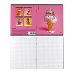 ТЕТРАДЬ 48 Л, А5, КЛ. ERICHKRAUSE GLOW FOOD, МАТ. ЛАМ. ВЫБ. УФ-ЛАК. MIX-PACK /5/100/