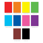 БУМАГА ЦВЕТНАЯ A4, 10 Л, 10 ЦВ. ERICHKRAUSE ФРЕНЧ, ОДНОСТОРОН. МЕЛ. НА КЛЕЮ /10/70/