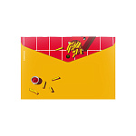 КОНВЕРТ ПЛАСТ. НА КНОПКЕ, A4, ERICHKRAUSE КУЛЬТ ЕДЫ, 0,16 ММ, АССОРТИ /12/240/