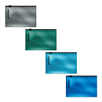 Zip-пакет пластиковый ErichKrause Glossy Ice Metallic, Card Size, непрозрачный, ассорти (в пакете по 12 шт.)