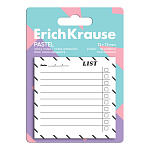 БЛОК Д/ЗАПИСИ 73*73 ММ, 20Л. ERICHKRAUSE PASTEL TO DO LIST, ПЛАСТ. БЕЛЫЙ /24/432/