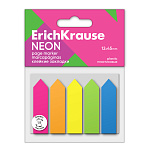 ЗАКЛАДКИ 12*45 ММ ERICHKRAUSE NEON ARROWS, 05ЦВ/25Л, ПЛАСТ. АССОРТИ /30/540/