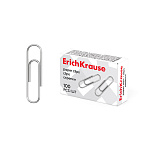 СКРЕПКИ 50 ММ/100 ШТ. ERICHKRAUSE, МЕТАЛЛИЧЕСКИЕ /10/100/