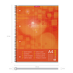 ТЕТРАДЬ 120 Л, А4, КЛ. ERICHKRAUSE ПЕРФ. МИКРОПЕРФ. НА СПИРАЛИ /12/ РФ