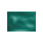 КОНВЕРТ ПЛАСТ. НА КНОПКЕ, A4, ERICHKRAUSE GLOSSY ICE METALLIC, 0,18 ММ, НЕПРОЗР. АССОРТИ /12/240/ РФ
