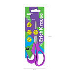 НОЖНИЦЫ 14 СМ. ERICHKRAUSE JOY® ERGO, ЛИНЕЙКА НА ЛЕЗВИИ, АССОРТИ, К/У, Е/П /12/240/