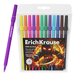 ФЛОМАСТЕРЫ НАБ. 12 ЦВ. ERICHKRAUSE КУБОМИР, ФУТЛЯР, Е/П /12/240/
