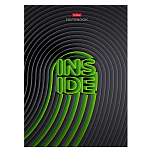 БЛОКНОТ-БИЗНЕС 80 Л, А4, КЛ, ХАТБЕР. INSIDE, ТВ. ПЕРЕП, МАТ. ЛАМ. ВЫБ. УФ-ЛАК /10/