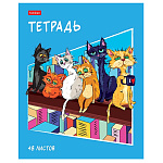 ТЕТРАДЬ 48 Л, А5, КЛ, ХАТБЕР, КОТОБАНДА, НА СКОБЕ /5/100/