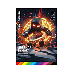 БУМАГА ЦВЕТНАЯ A4, 10 Л, 10 ЦВ. ERICHKRAUSE КУБОМИР, ДВУСТОРОН. НЕМЕЛ. НА КЛЕЮ /10/70/