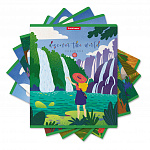 ТЕТРАДЬ 48 Л, КЛ. ERICH KRAUSE® DISCOVER THE WORLD, МАТ. ЛАМ. MIX-PACK /5/100/ РФ