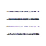 КАРАНДАШ Ч/Г ERICHKRAUSE LAVENDER, HB, ТРЕХГРАН. С ЛАСТИКОМ, ЗАТОЧЕН. АССОРТИ, ТУБУС /42/252/2016/