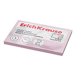 БЛОК Д/ЗАПИСИ 75*50 ММ, 100Л. ERICHKRAUSE, БУМАГА, РОЗОВЫЙ /12/432/