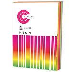 БУМАГА COLOR CODE ЦВЕТ. А4, НЕОН, МИКС, 100Л /20/ РФ