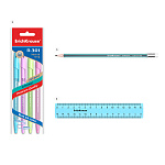 настольный набор erich krause® base, pastel, голубой /3/