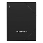 ПАПКА НА РЕЗИНКАХ ПЛАСТ, A4, ERICHKRAUSE CLASSIC PHRASES, 0,4 ММ, ЧЕРНЫЙ /4/96/ 