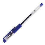 РУЧКА ГЕЛ. BRAUBERG NUMBER ONE, 0,5 ММ, РЕЗИН. ГРИП, СИНИЙ /12/1728/