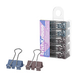 ЗАЖИМ Д/БУМАГ 19 ММ/10 ШТ ENERGY SAVE ERICHKRAUSE MANGA, АССОРТИ, ПЭТ-БОКС /10/200/