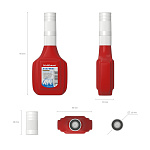 КОР. КАРАНДАШ 18 МЛ, ERICHKRAUSE ARCTIC WHITE, ПЛАСТ.НАКОНЕЧНИК /12/288/