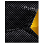 ТЕТРАДЬ 48 Л, А5, КЛ, ХАТБЕР. CARBONSTYLE, ВЫБ. ЛАК, НА СКОБЕ /5/100/ РФ