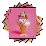 ТЕТРАДЬ 48 Л, А5, КЛ. ERICHKRAUSE GLOW FOOD, МАТ. ЛАМ. ВЫБ. УФ-ЛАК. MIX-PACK /5/100/