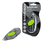 КОР. ЛЕНТА 5 ММ*08 М ERICHKRAUSE ERGOLINE®, РЕЗИН. ВСТАВКА, СЕРЫЙ, БЛИСТЕР /24/288/