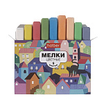 МЕЛ ЦВЕТНОЙ 09 ШТ/УПАК, ХАТБЕР. ГОРОДОК, К/К /22/
