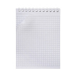 БЛОКНОТ 40 Л, А6, КЛ. ХАТБЕР. SOLOMATTE. КРАСНЫЙ ШЕЛК, МЕЛ. ОБЛ. ЛАМ. SOFT-TOUCH, НА ГРЕБНЕ /6/96/