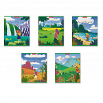 ТЕТРАДЬ 48 Л, КЛ. ERICH KRAUSE® DISCOVER THE WORLD, МАТ. ЛАМ. MIX-PACK /5/100/ РФ