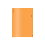 УГОЛОК А4. ПЛАСТ. ERICHKRAUSE GLOSSY NEON, 0,18 ММ, ПОЛУПРОЗР. АССОРТИ /12/300/ РФ