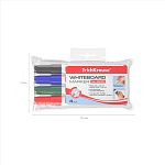 МАРКЕР ДЛЯ ДОСКИ ЕRICHКRAUSE, НАБОР 4 ЦВЕТА, Е/П /12/288/